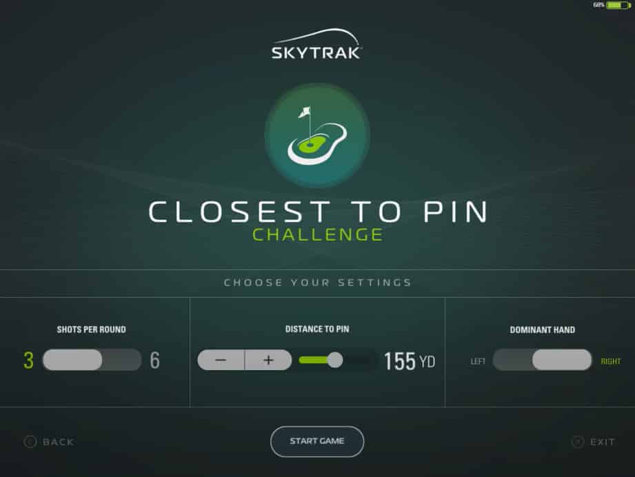 skytrak closest to pin