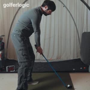David McSweeney from Golfer Logic training with the lag shot 7 iron