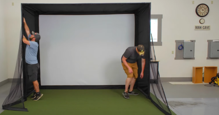 DIY golf simulator