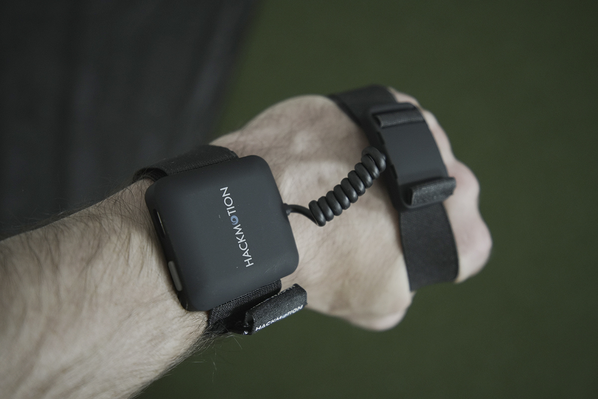 HackMotion sensor on wrist